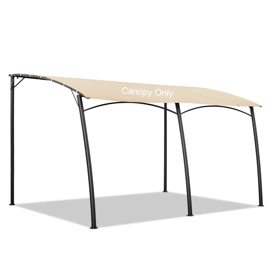 AECOJOY Universal Canopy Cover Replacement for 13x10 Ft Outdoor Pergola Structure, Beige