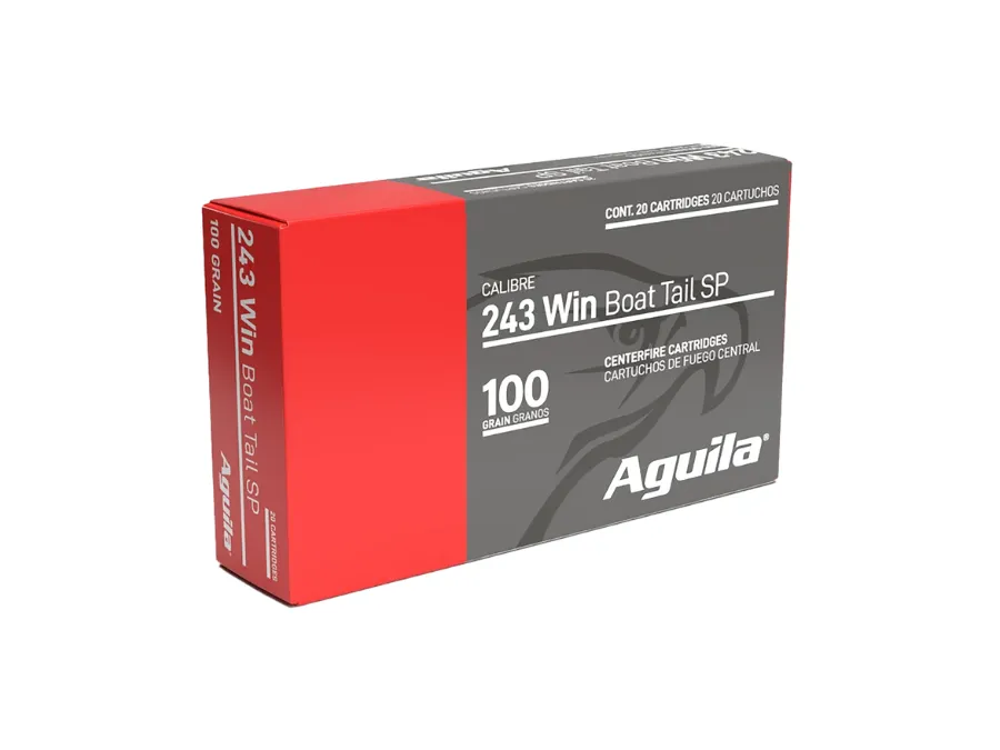 Aguila Centerfire Rifle Cartridges,.243 Winchester, 20