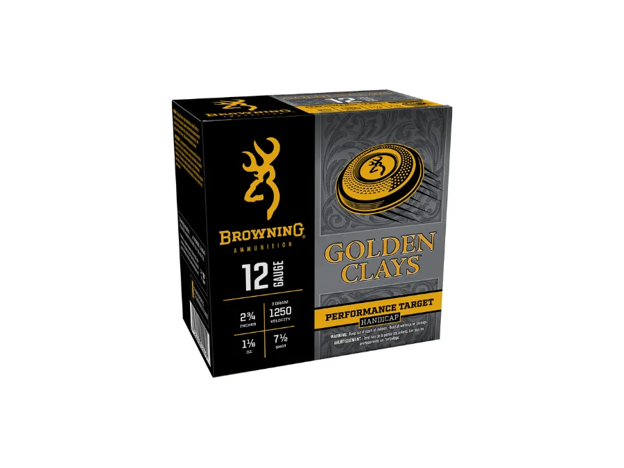 Browning Golden Clays Shotshell Loads, 12 Gauge, 25