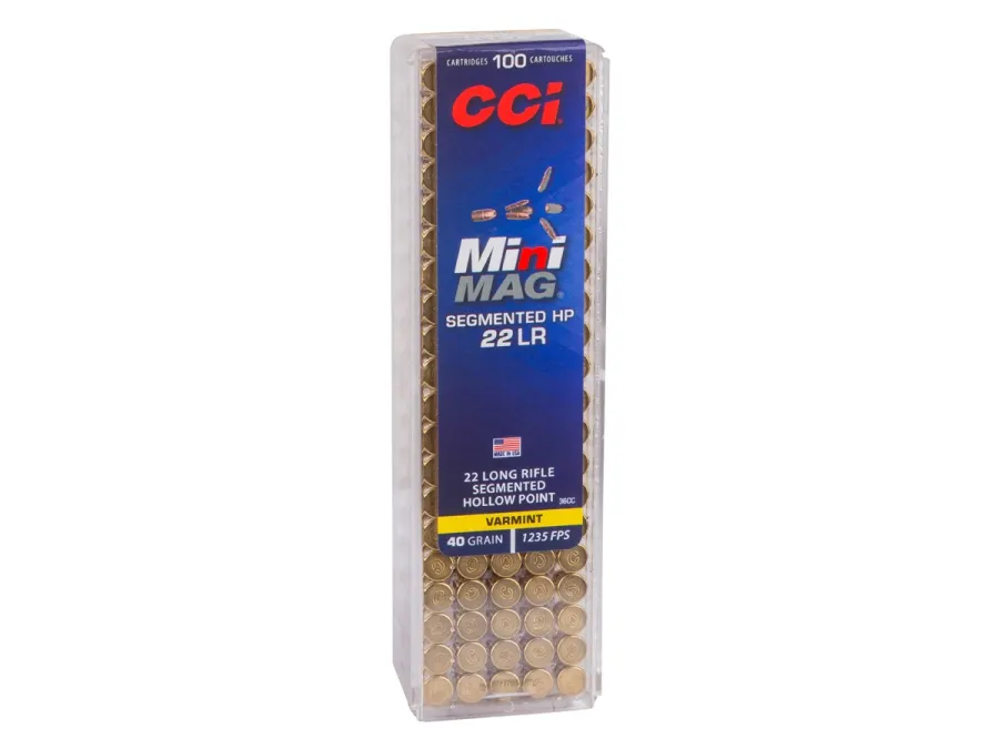 CCI.22 LR Mini-Mag Segmented HP, 40gr, 100ct