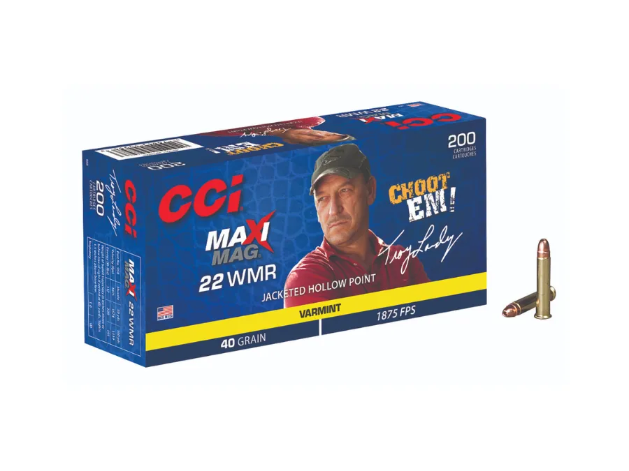 CCI 958 22WMR MAXIMAG 40 JHP 20010,.22 WMR
