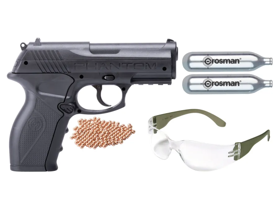 Crosman Phantom P10KT CO2 BB Air Pistol Kit 0.177