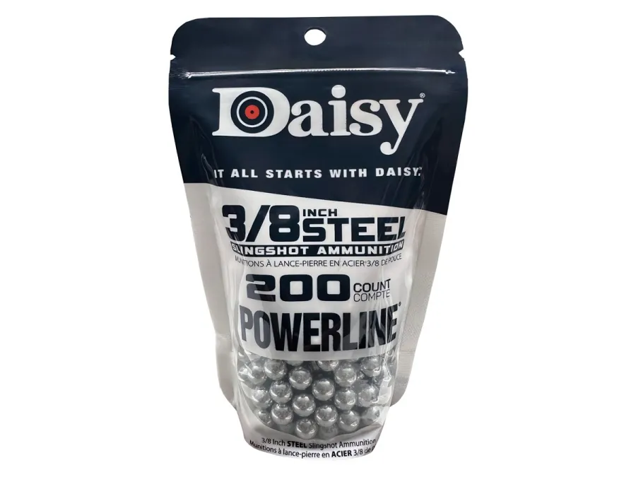 Daisy 3/8 Steel Slingshot Ammunition, 200ct 0.62