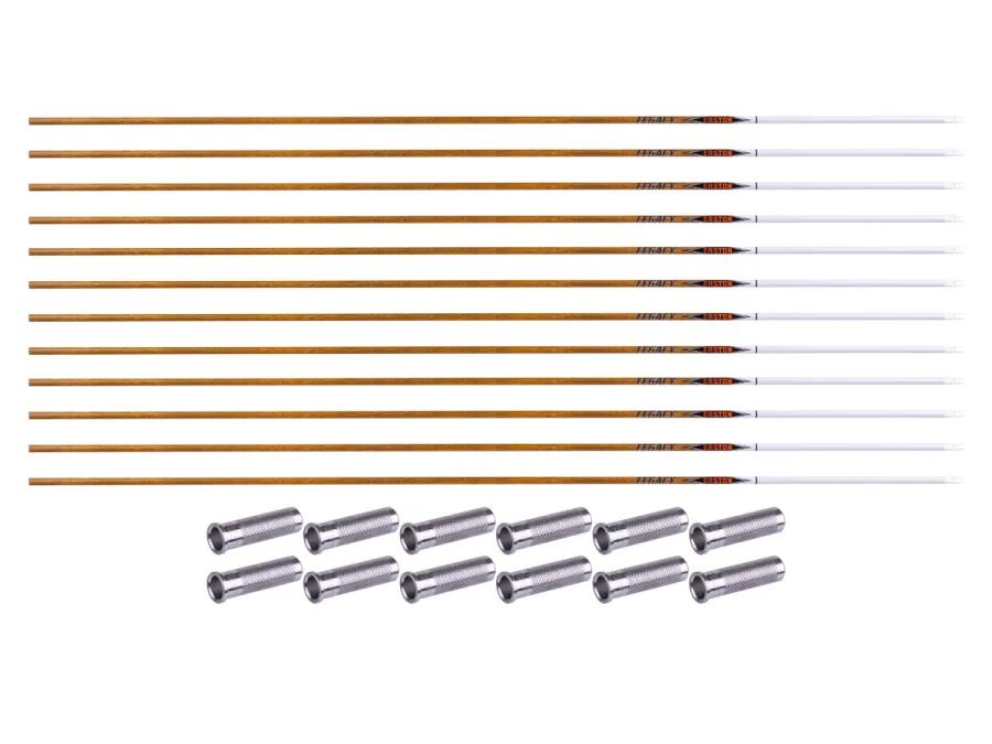 Easton Archery Easton Carbon Legacy 700 Spine Arrows, 12 Pack