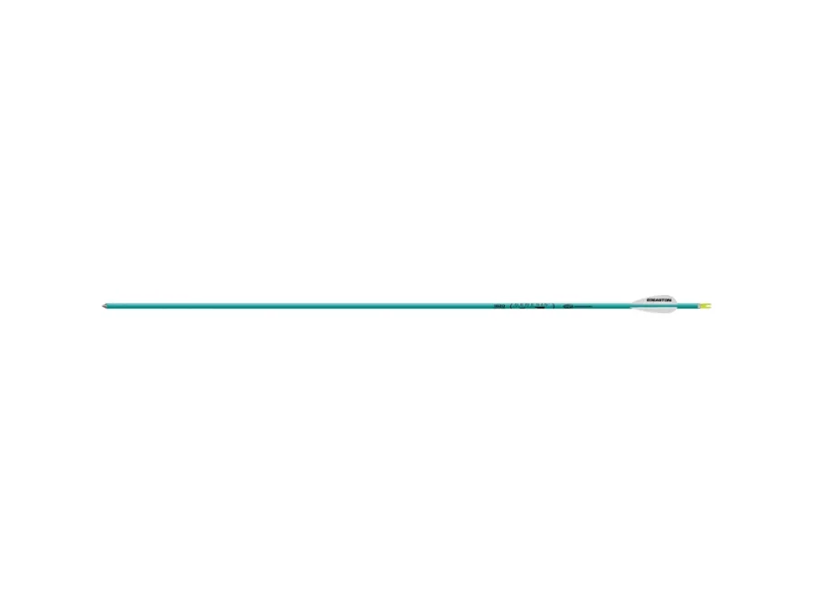 Easton Archery Easton Genesis Arrows 3 in. Vane Teal, Realtree AP HD, 36 count