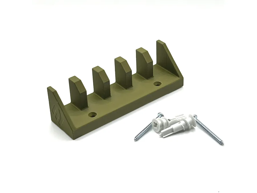 Evolve3D Pistol Magazine Wall Mount, Glock, Springfield, Sig, S&W, Ammo Storage, Green