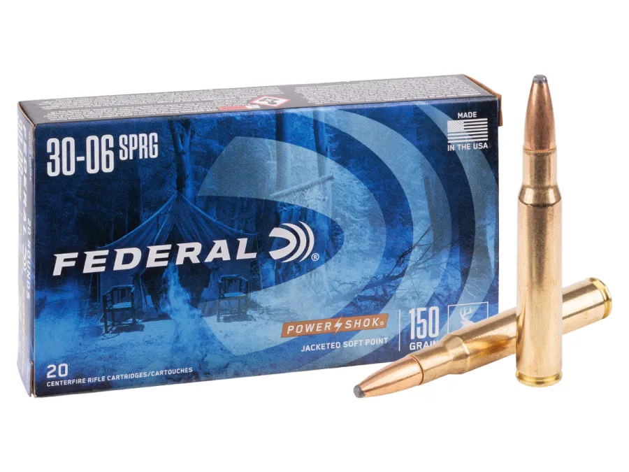 Federal.30-06 Springfield Power-Shok JSP, 150gr, 20ct