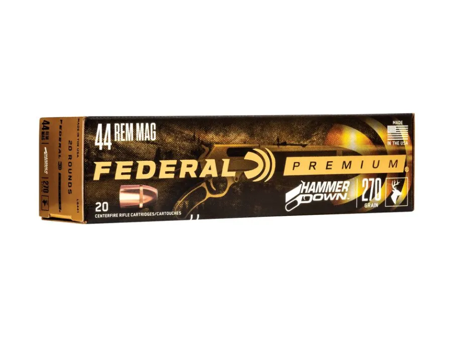 Federal HammerDown Handgun Cartridges,.44 Magnum, 20