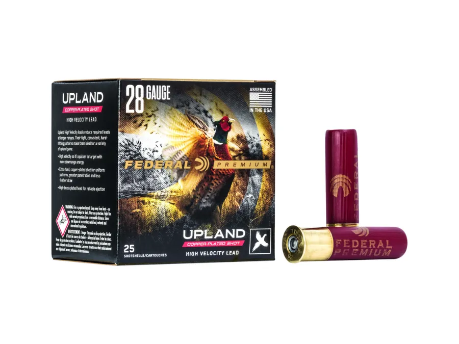 Federal Upland High Velocity Shotshell Loads, 28 Gauge, 25