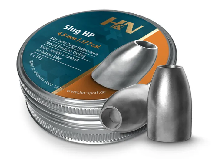 Haendler & Natermann H&N Slug HP,.177 Cal., 20 Grains, Hollowpoint, 250ct 0.177