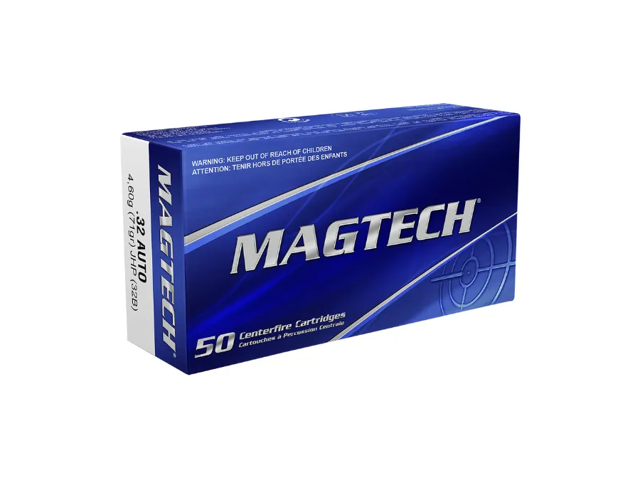 Magtech Range/Training Handgun Cartridges,.32 ACP, 50
