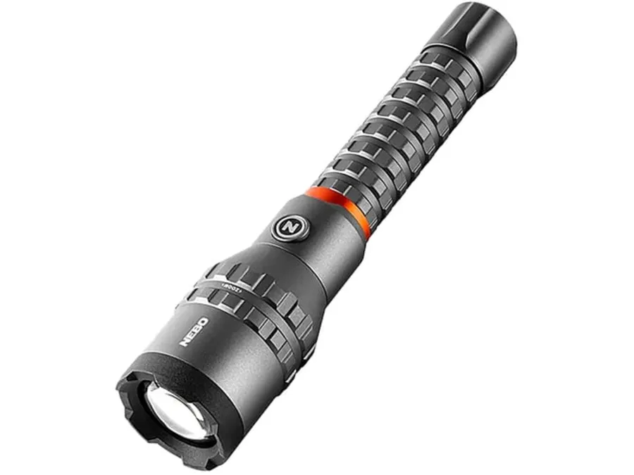 NEBO Davinci 7000L Flashlight Gray 80/1,800/3,500/7,000 Lumens White LED