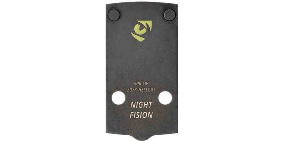 Night Fision Precision Tritium Night Fision Holosun 507K 407K Plate for Springfield Hellcat Pro