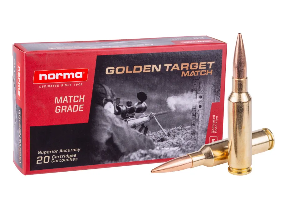 Norma Precision Norma 6.5 Creedmoor Golden Target, 143gr, 20ct