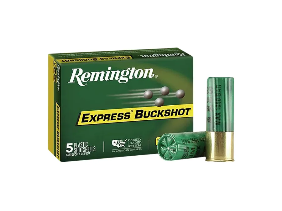 Remington Express Buckshot Shotshell Loads, 12 Gauge, 5