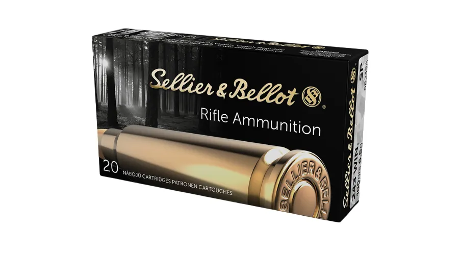 Sellier & Bellot Sellier & Bellot Centerfire Rifle Cartridges,.243 Winchester, 20