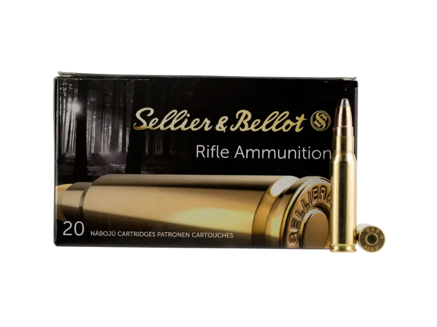 Sellier & Bellot Sellier & Bellot Centerfire Rifle Cartridges,.308 Winchester, 20