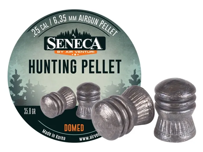 Seneca.25 Cal, 35.8 Grains, Domed, 100ct 0.25