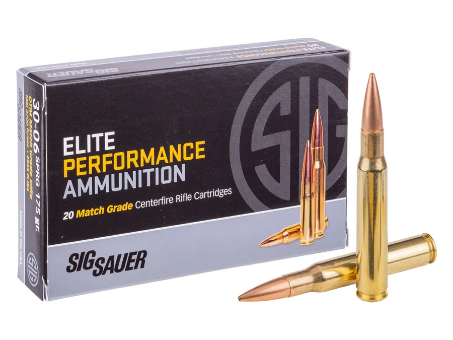 SIG Sauer.30-06 Springfield Elite Match Grade OTM, 175gr, 20ct