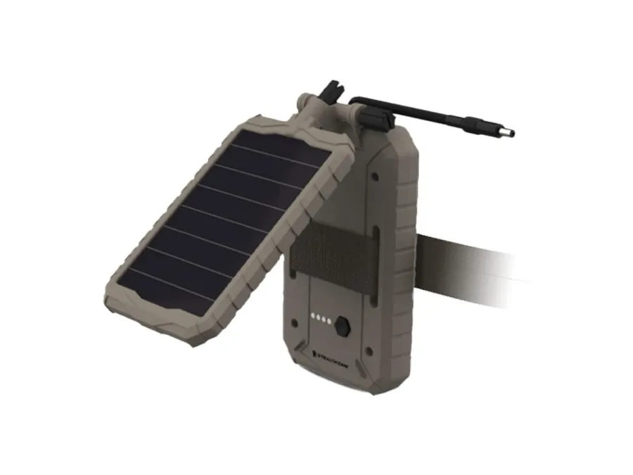 Stealth Cam Solar Power Panel 5000mAh Li-ion Battery Power Pack