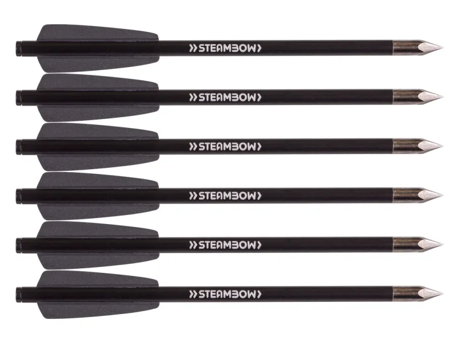 Steambow AR-6 Stinger Bodkin Aluminum Arrows, 6 Pack