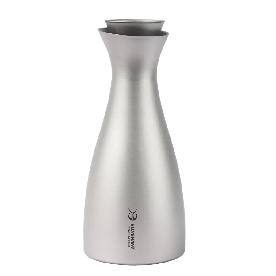 SilverAnt Titanium Sake Bottle 330ml/10.5 fl oz