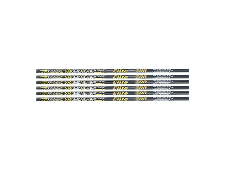 Victory Archery Victory RIP Elite Shafts.204 Diameter with Inserts and Nocks, 12 Count