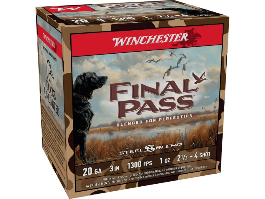 Winchester Final Pass Shotgun Ammo, 20 Gauge, 25
